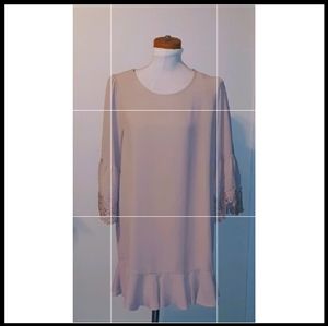 Beige Dress Size: Large